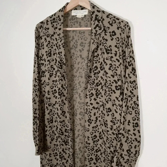 SALTWATER LUXE | PREMIUM LUXE ANIMAL PRINT BOHO DUSTER ROBE - Picture 5 of 14